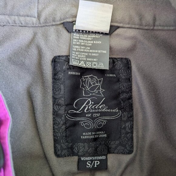 Ride Women's Snowboarding Snow Ski Pants Size S/P Pink - Picture 3 of 11